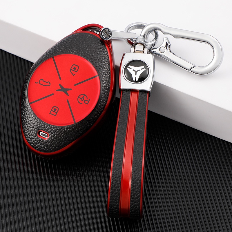 Case Pelindung Remote Kunci Mobil Bahan Kulit TPU Untuk Xpeng G3 460 P7 520 New Xiaopeng G3