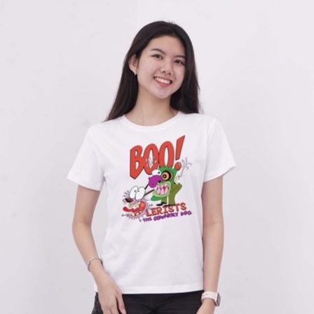 T-shirt lerist / Kaos atasan wanita terbaru Fashion Wanita Lerist kaos Cotton Combed Kaos Tumbrl Ove