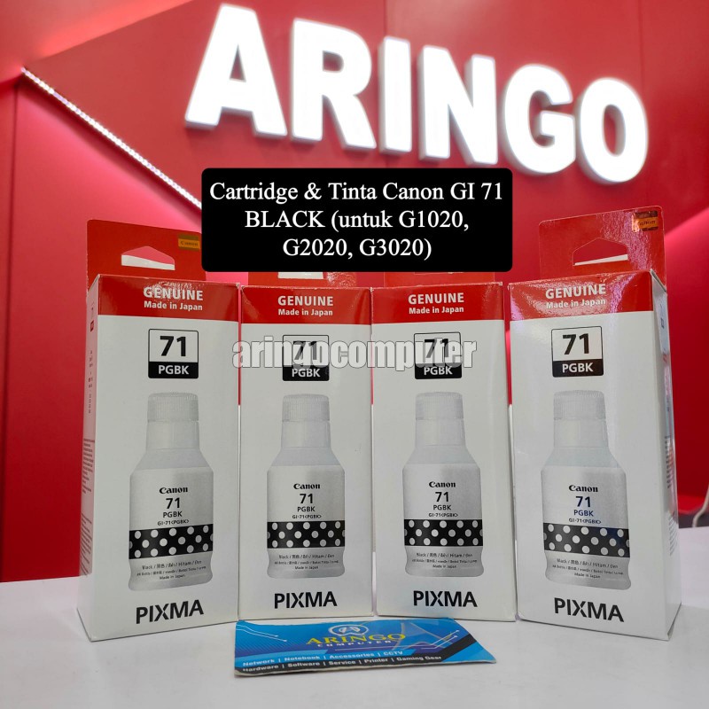 Cartridge &amp; Tinta Canon GI 71 BLACK (untuk G1020, G2020, G3020)