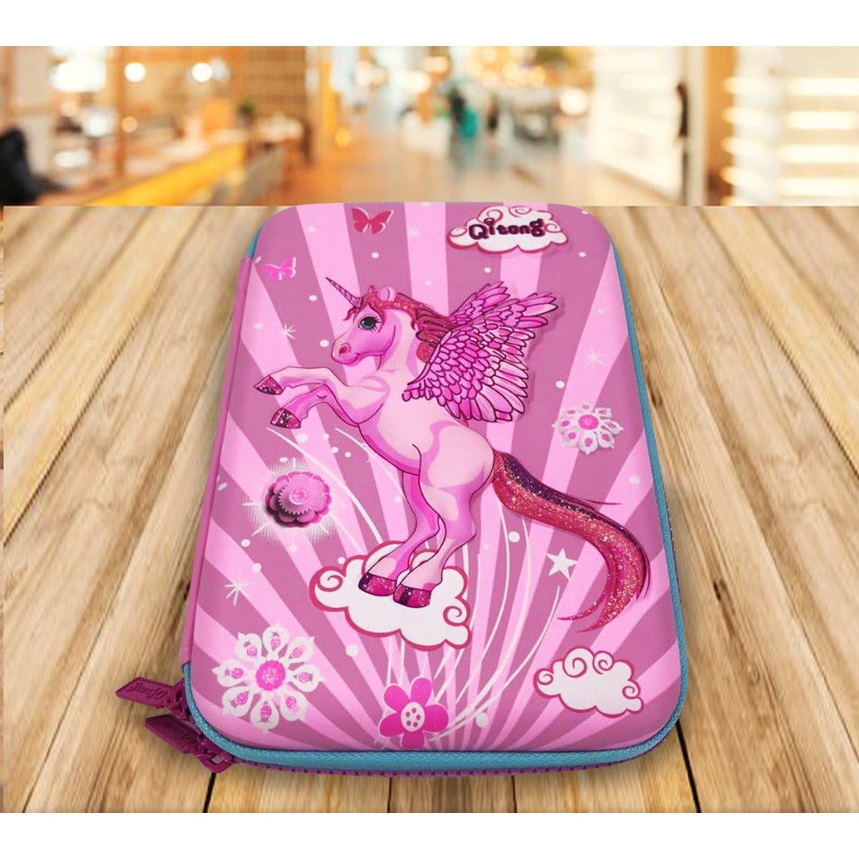 

Tempat Pensil Jumbo Timbul 3D Qitong Unicorn