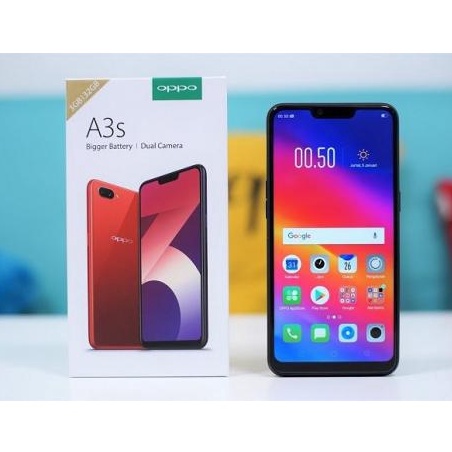 oppo a3s ram 4\64 kondisi baru