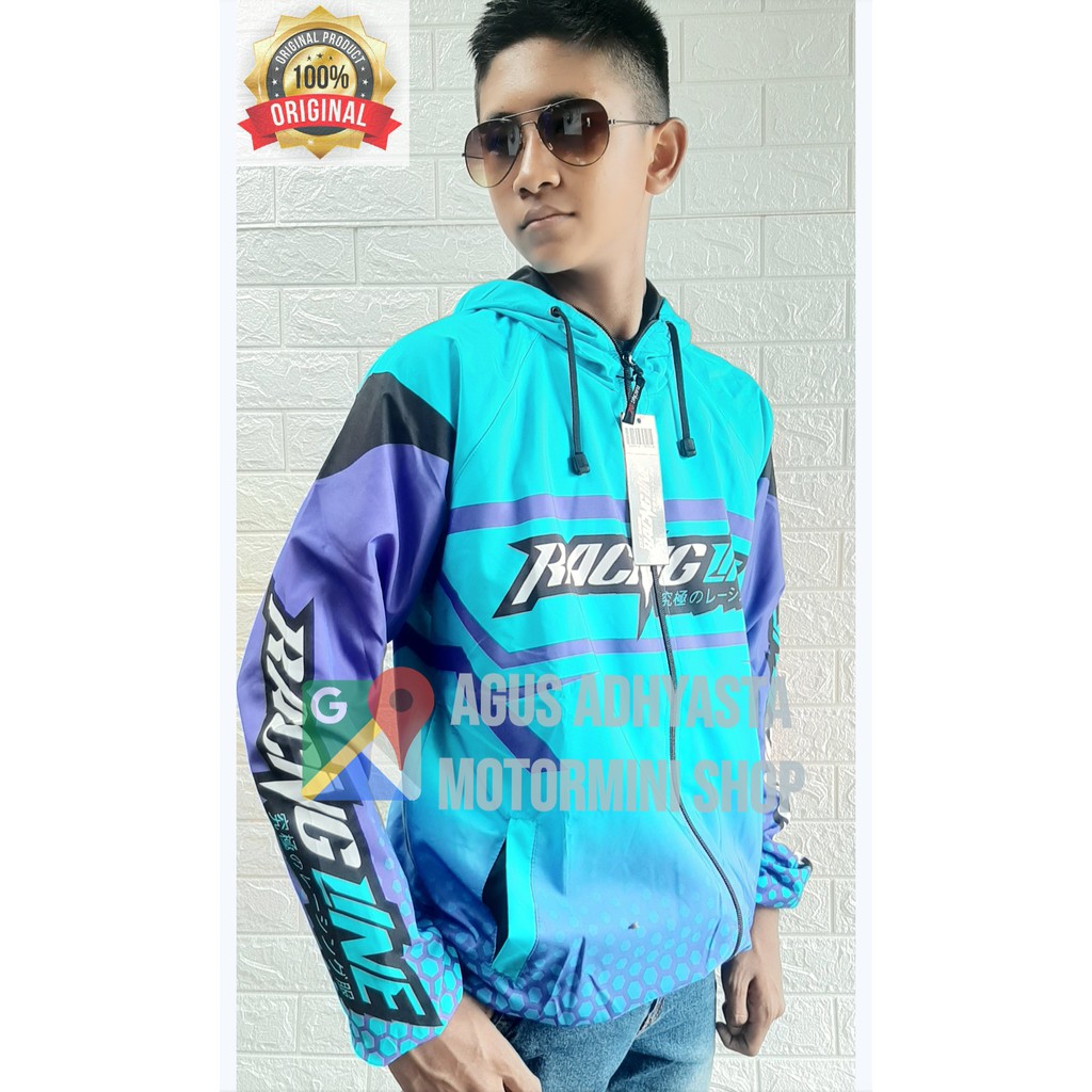 Jaket Hoodie Racing Line ORIGINAL