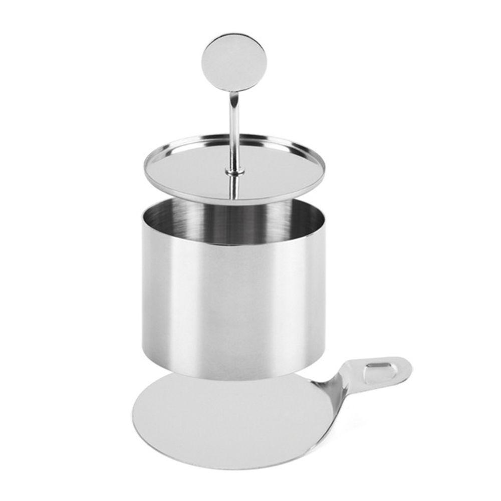 Solighter 3pcs/set Cetakan Plunger Kue Kering Dapur Dekorasi Cetakan Kue Stainless Steel