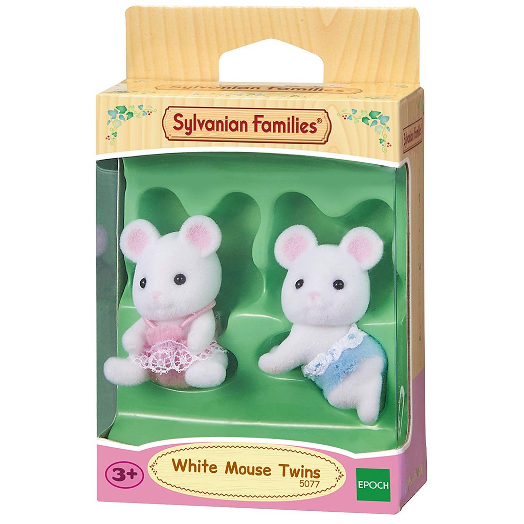 sylvanian families white mouse family