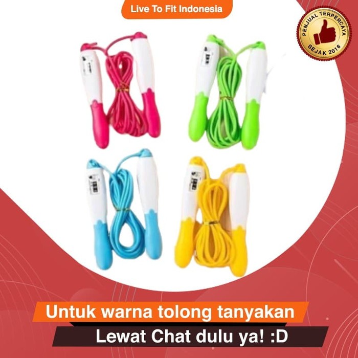 Tali Skipping Lompat Tali Ada Hitungan Jump Rope With Counter YIDCIN