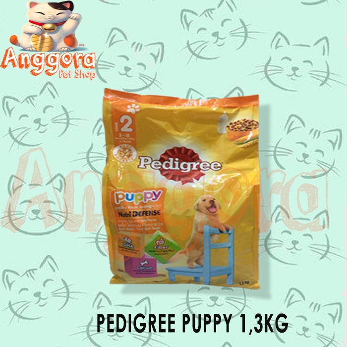 Makanan Anjing kering murah Pedigree Puppy 1,3kg