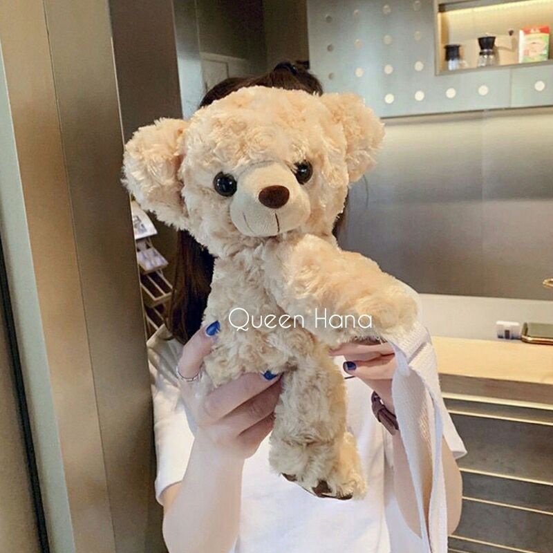 Tas Selempang Beruang Cewe Asli Import / Tas Selempang Cute Bear 30cm