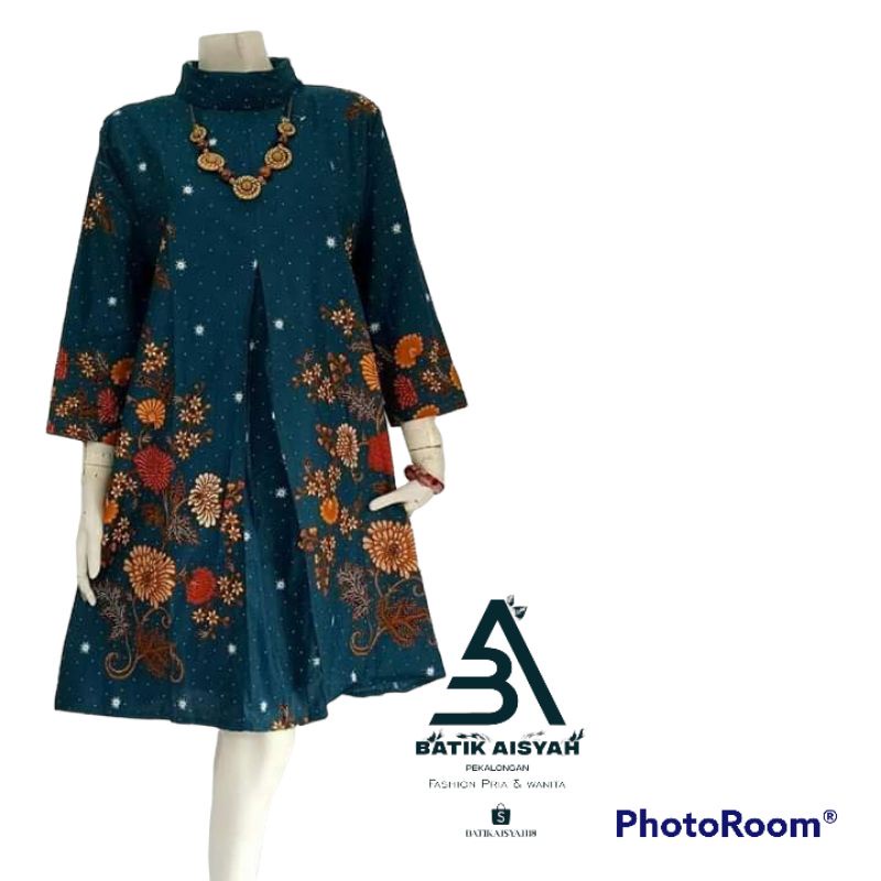 ORI Tunik Batik Wanita Terbaru 2022 Kekinian Atasan Batik Jumbo Ld 120 Busui Tunik