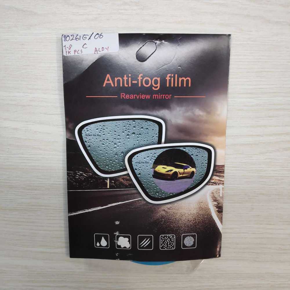 Sticker Oval Kaca Spion Rainproof Waterproof 2 PCS / Sticker Stiker Spion Mobil Anti Air Anti Embun Ertiga Brio Innova / Pelindung Spion Mobil Dari Hujan Anti Kabut Sigra Brio Satya / Anti Fog Spion Mobil Alya Avanza / Rainproof Kaca Film Spion Mobil Anti