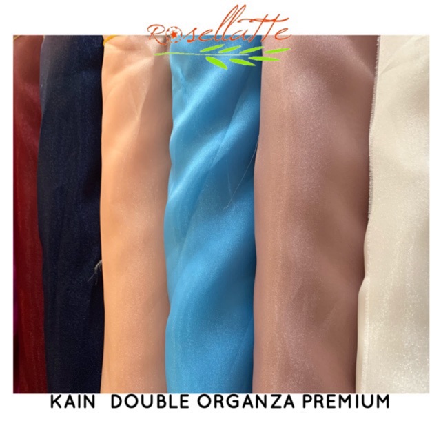 KAIN BAHAN PESTA DOUBLE ORGANZA KOREA