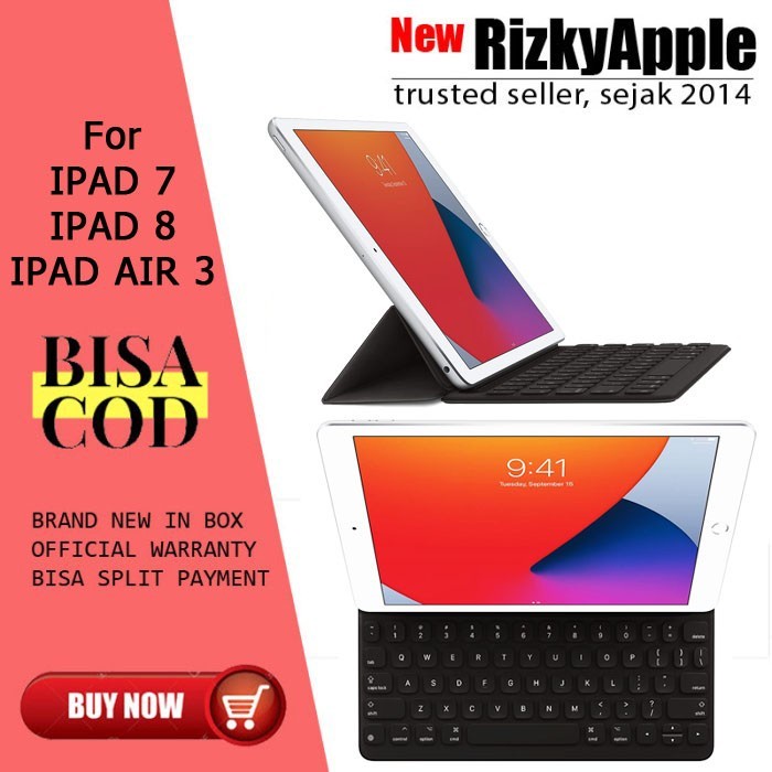 sale apple smart keyboard 10 5 support ipad 9 2021  ipad air 3 original