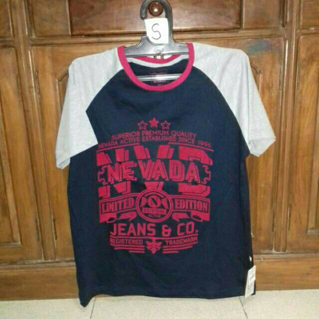 Size S NEVADA kaos pria dewasa branded matahari