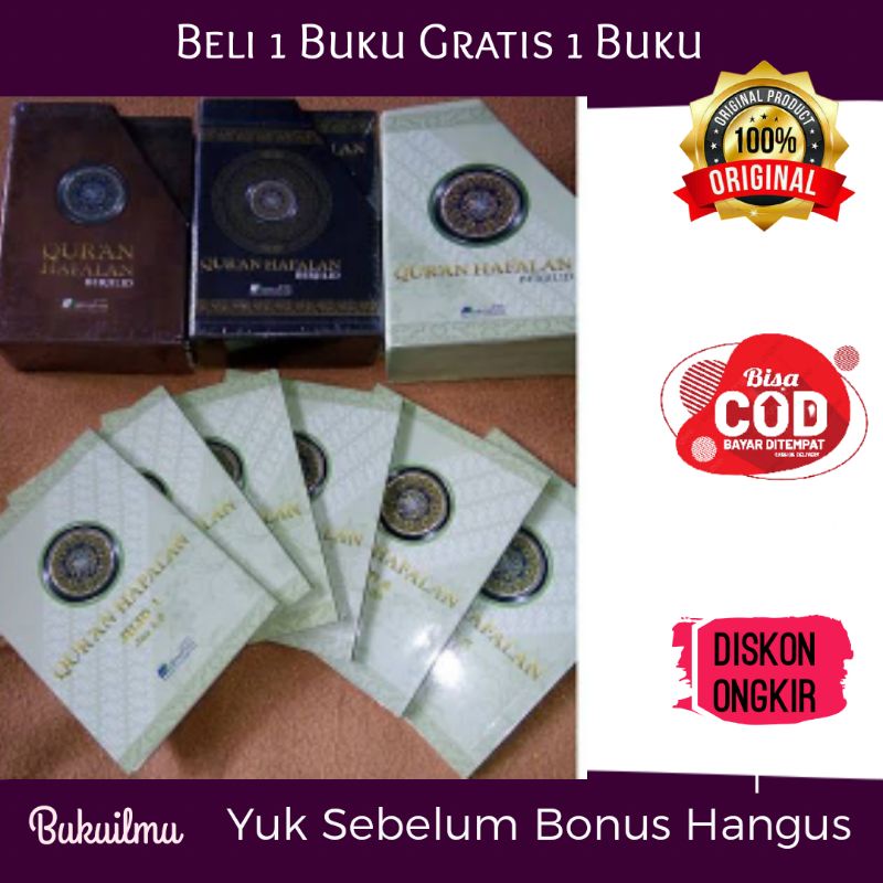 Al Quran Hafalan Per 5 Juz Saku 6 Jilid SoftCover Almahira 30 Juz Lengkap Al Quran Khat madinah.
