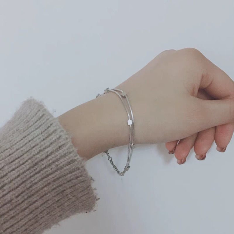 Gelang Double Layer Gaya Korea