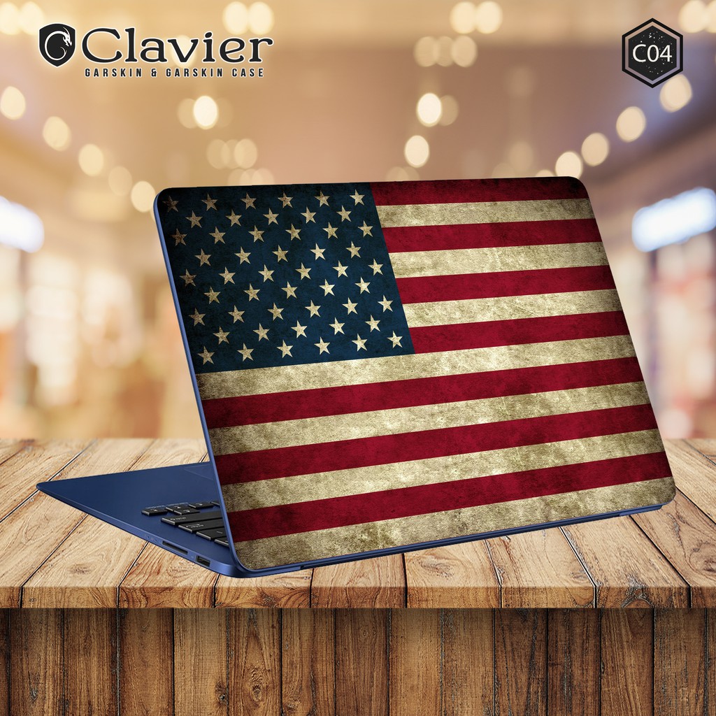 Cover Laptop-Laptop Protector-Garskin Laptop Lenovo-Garskin- USA Flag