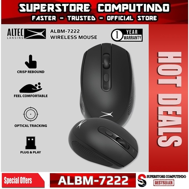 Mouse Wireless Altec Lansing ALBM-7222 | Altec ALBM7222