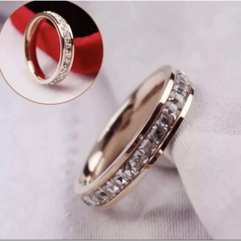 CINCIN WANITA ASLI TITANIUM TERBARU / PERHIASAN WANITA ASLI TITANIUM