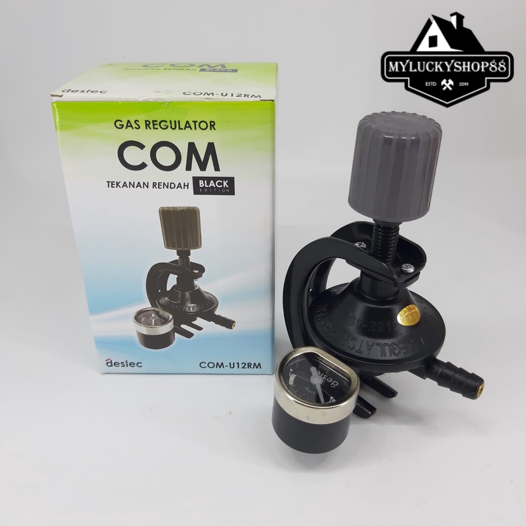 Regulator Gas Com 201 M COM-U12RM Destec Tekanan Rendah Meter 201M com201 COMU12RM COM-U-12-RM