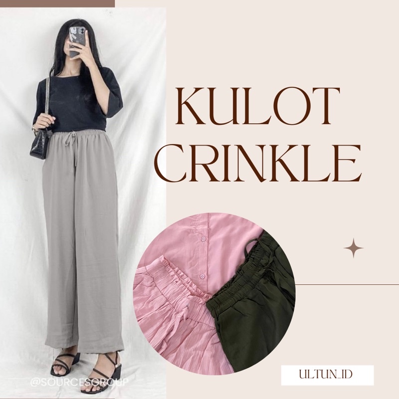 Ruby Crinkle Kulot Celana Kulot Wanita Celana KUlot CRinkle Premium