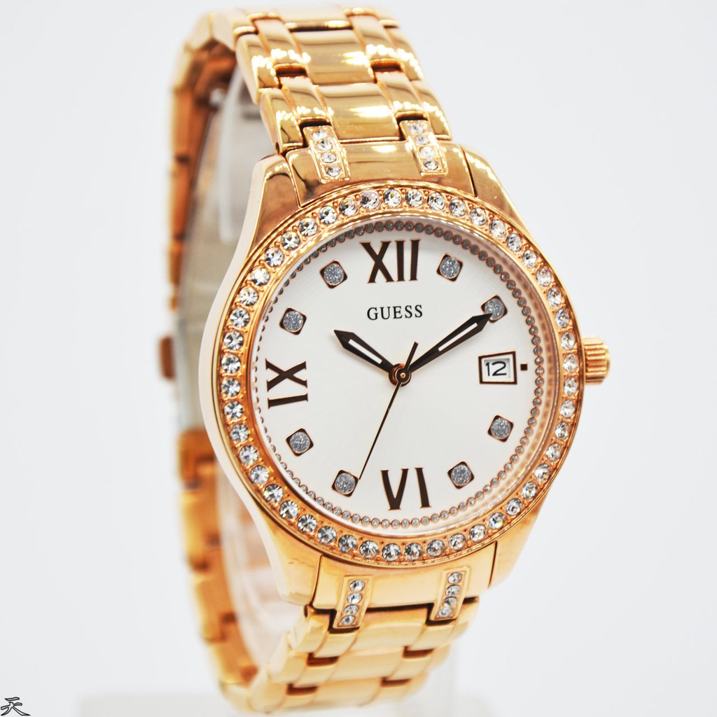 GUESS W0848L3 Waverly - Jam Tangan Wanita - Rose Gold