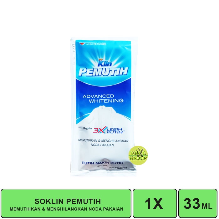 VS. SOKLIN PEMUTIH SACHET 33 ML