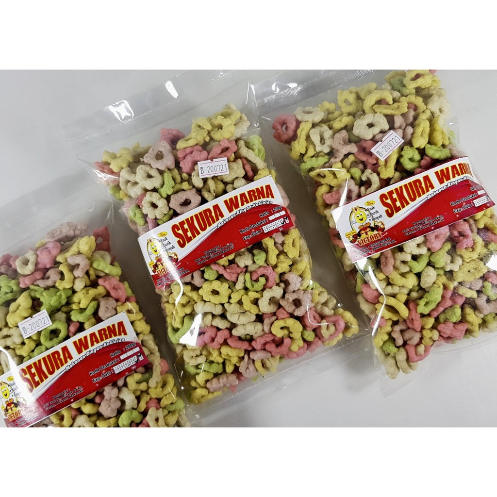 

Victory Snack - Camilan jaman dulu Sakura Warna murah isi 200 gr