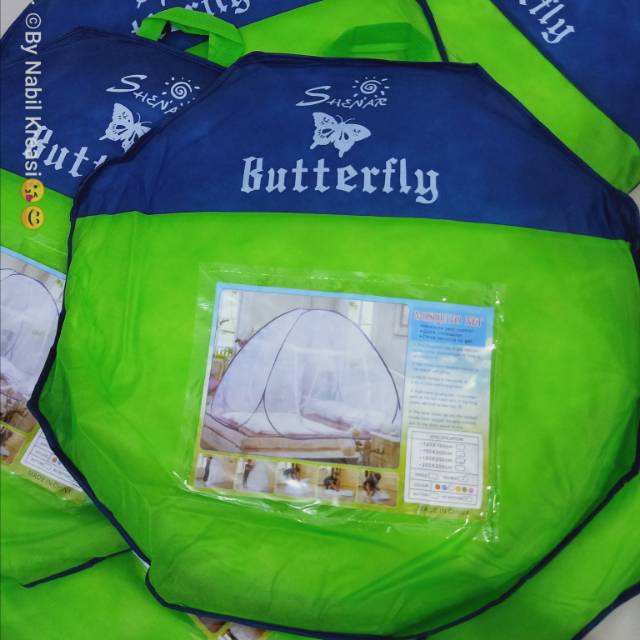 Kelambu lipat Butterfly Kelambu tenda anti nyamuk