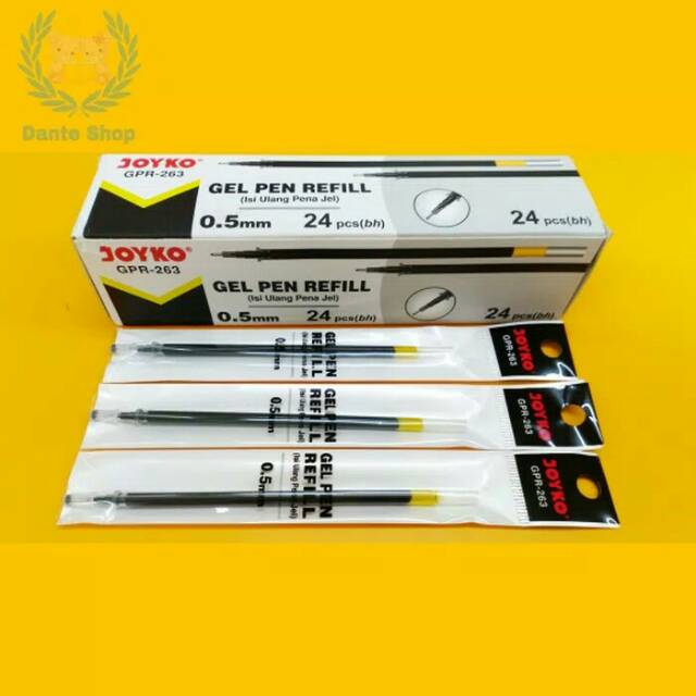 

Gel pen refill JOYKO (isi pulpen 24 pcs)