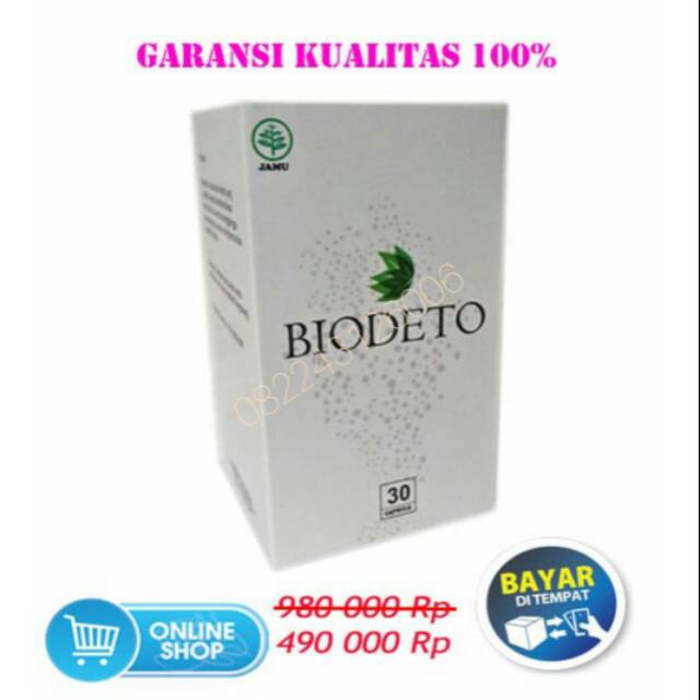 Jual BioDeto Asli Obat Parasit - BIODETO original produk indonesia sudah berizin BPOM resmi