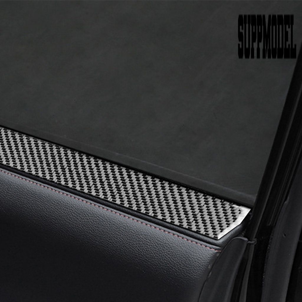 Suppmodelx 4Pcs Cover Trim Panel Interior Mobil Toyota 4Runner 2010-2020 Bahan Carbon Fiber Tahan Air