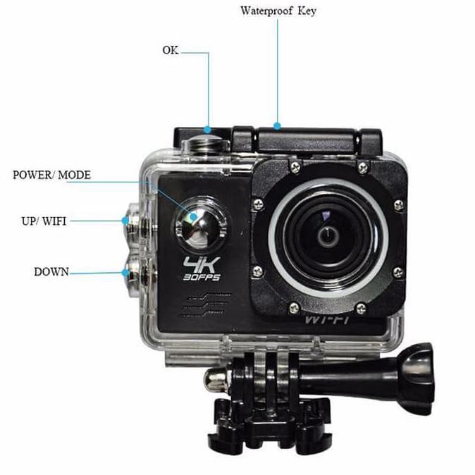Best Deal Neo Sport Cam Wifi 4k Ultra Hd 1080p (Gopro Xiaomi Yi Kogan Brica) Hemat Banget