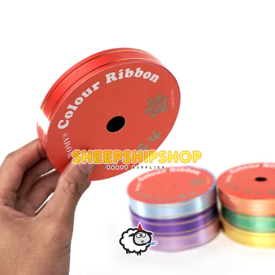 

PITA JEPANG / PITA KADO / PITA SOUVENIR Polos & LIst Gold 3/4 Inch atau 2 Cm