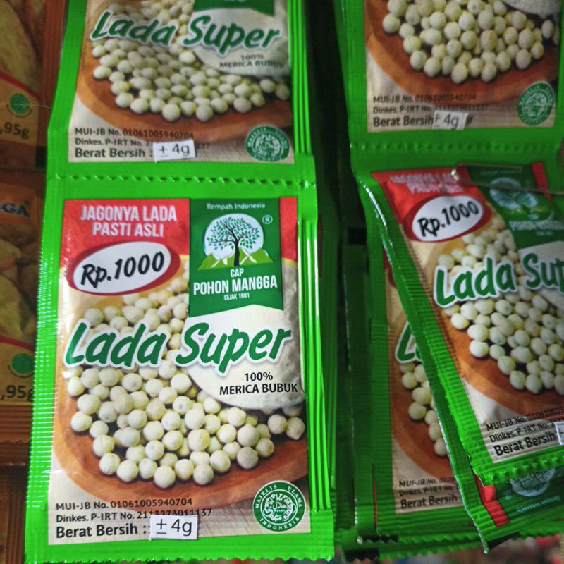 

lada super cap pohon mangga merica bubuk