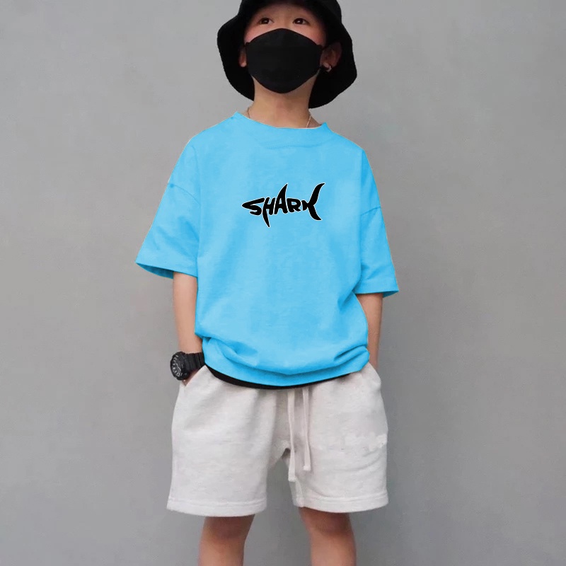 Kaos Anak Shark T-shirt Anak size M-XL
