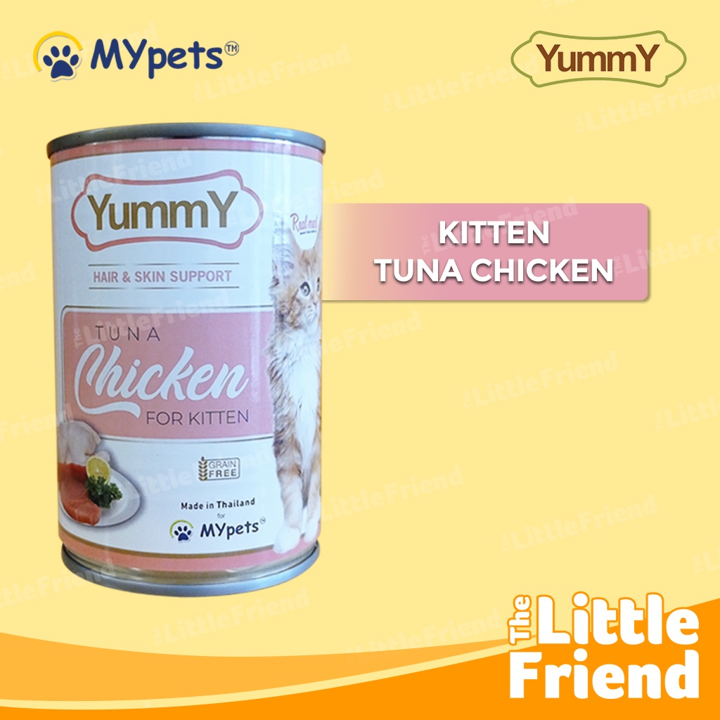 Makanan Basah Kaleng Kucing Kitten Wet Food YUMMY CAT 400 GRAM