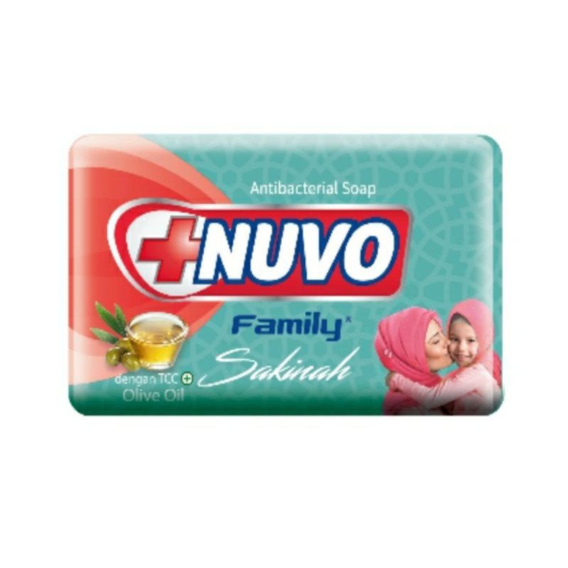 Nuvo Family Barsoap/Sabun Batang(Mild Protect/Care/Nature/ Total) - 72g