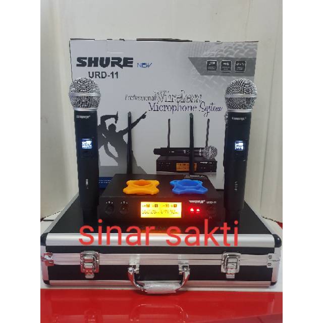 mic wireless SH urd11 urd 11 free koper handheld garansi 2 tahun