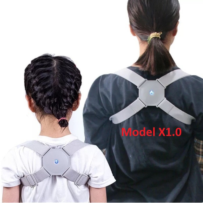 Adjustable Smart back posture corrector/correction support vibration alat terapi penegak punggung