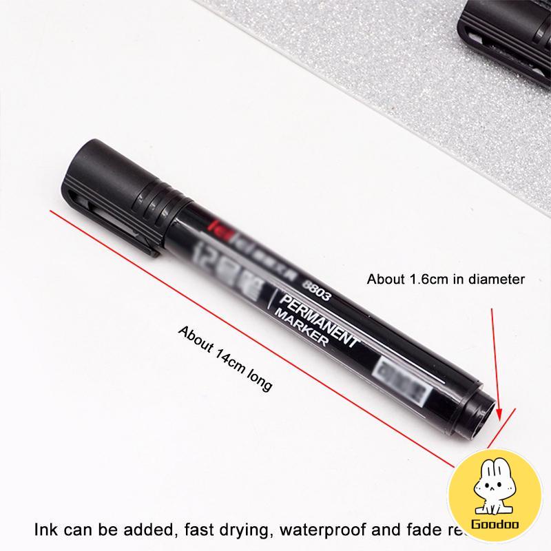 Permanent Marker Spidol Permanen Round Tip Joyko Refillable -Doo