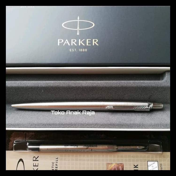 

Murmer Paket 1 Klik: 1 Pc Parker Jotter Ss Bp+1 Pc Refill Bp Barang Bagus