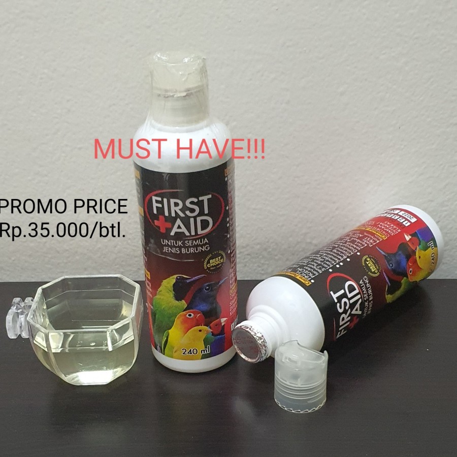 UNIQUE - FIRST AID 240 ML KICAU LARUTAN OBAT BURUNG SETARA MARVEL AID