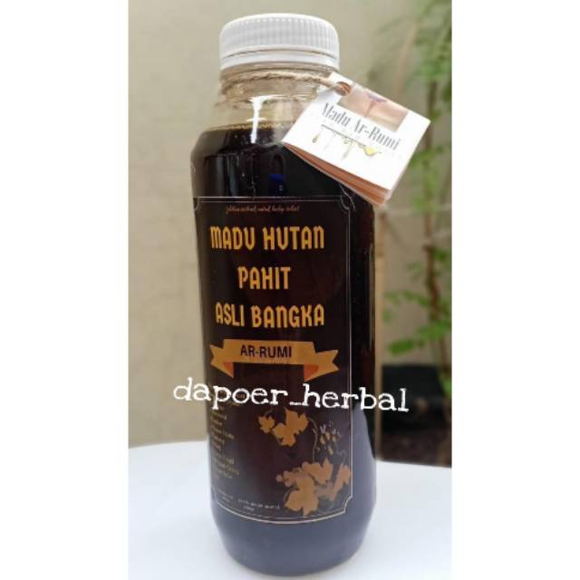 

Madu Hitam Pahit Bangka 650 gram telah uji lab