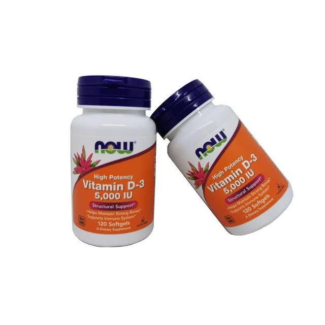 

NOW HIGH POTENCY VITAMIN D3 1000 2000 5000 IU 120 180 240 360 D3 K2