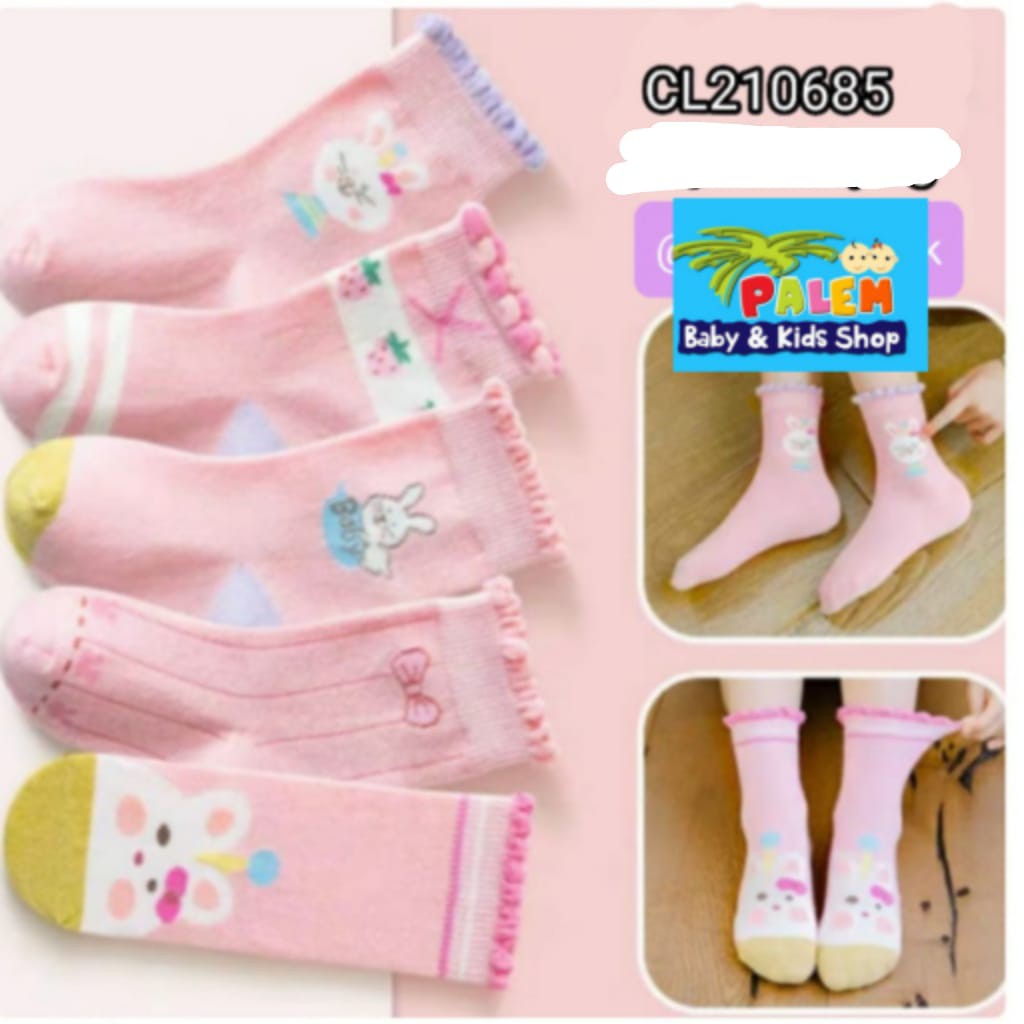 Catell Love Shock /Catell love Kaos Kaki bayi perempuan/kaos kaki girl NB-12m 1psg