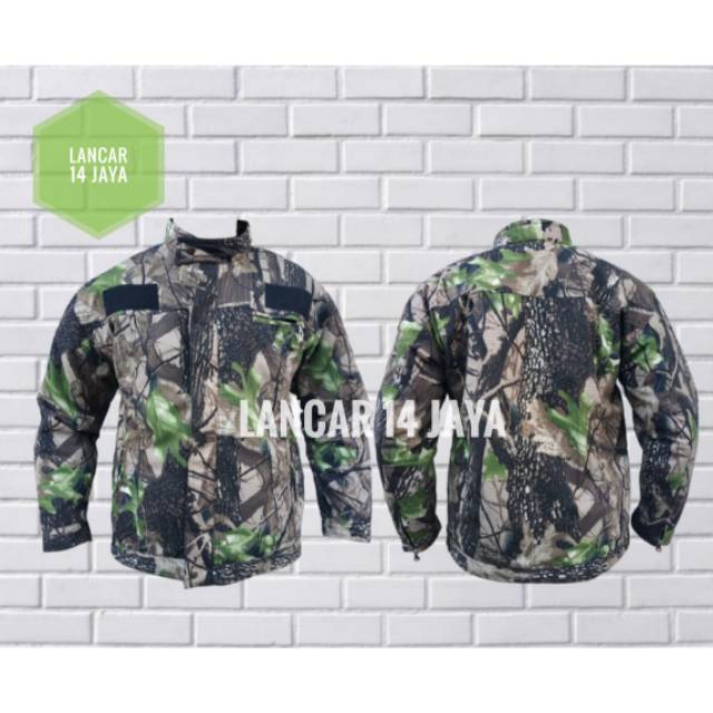 jaket loreng body pes CAMO PERBAKIN REALTREE/jaket army abg hunting tactical airsoft outdoor