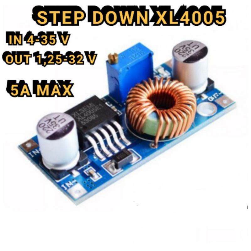 XL4005 step down 5A DC-DC input 4-35V output 1.25-32V step down xl 4005