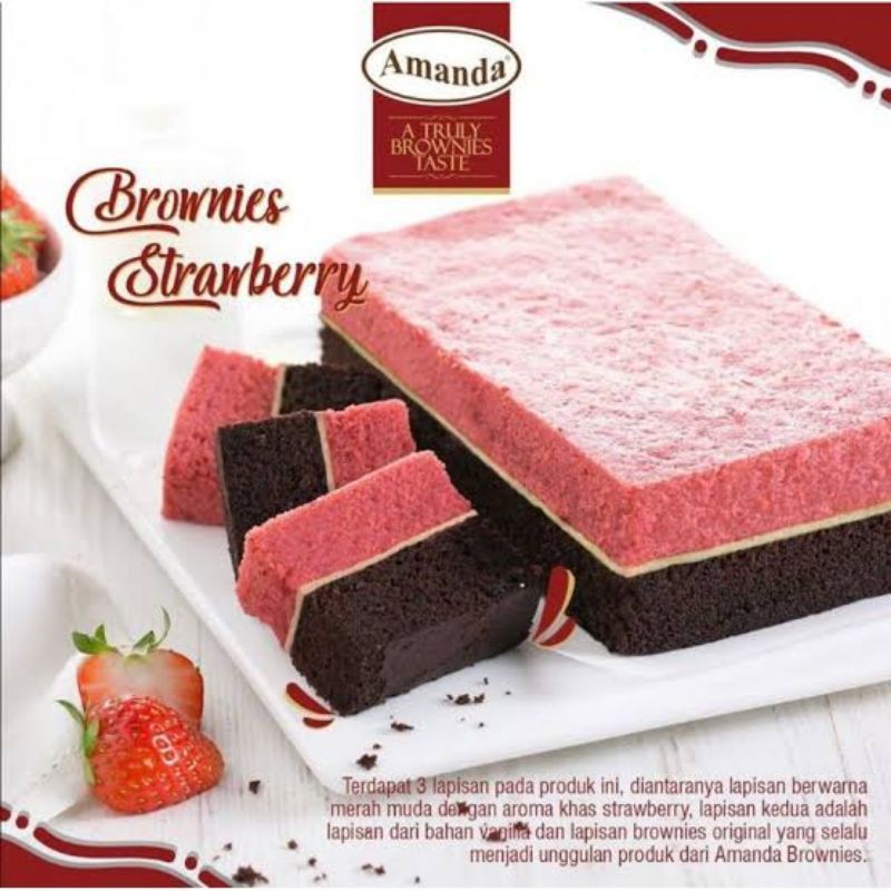 

Amanda Brownies Rasa Strawberry