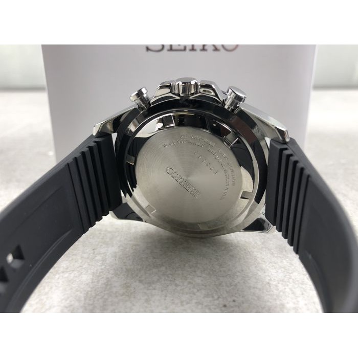 Seiko Quartz SSB287P1 Chronograph Rubber Strap - Jam Tangan Pria SSB287