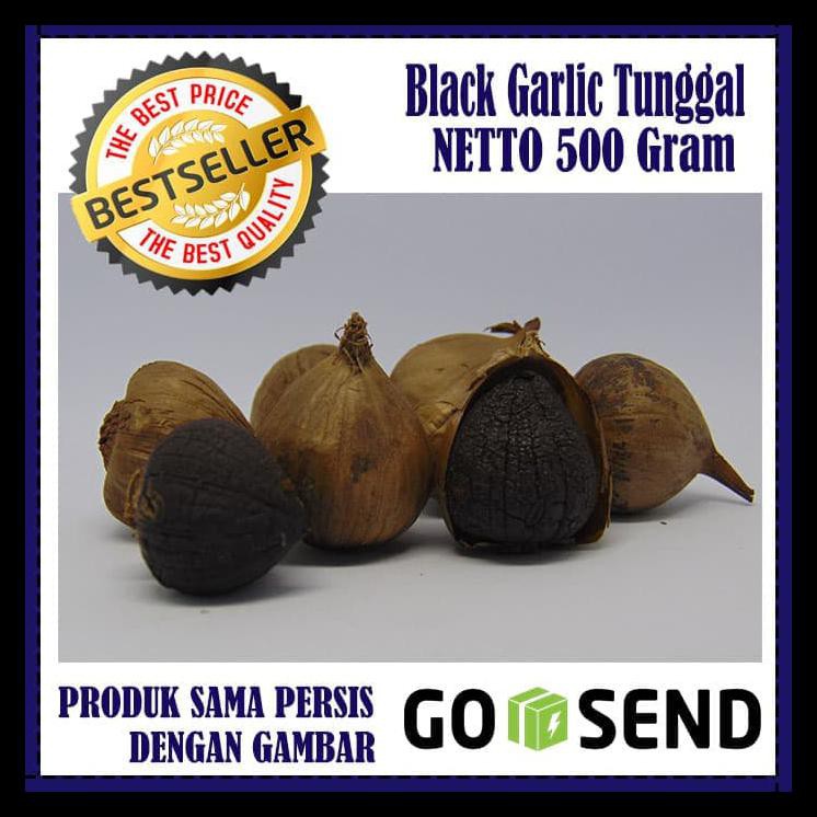 

Ind BLACK GARLIC TUNGGAL 500 GRAM - BAWANG PUTIH HITAM TUNGGAL/LANANG TERJAMIN Kode 827