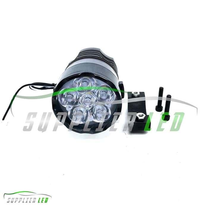 Termurah Lampu Tembak Sorot LED CREE Motor Mobil Bulat Strobo Kiri Kanan SUPER
